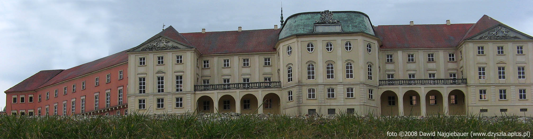 Zamek Królewski w Warszawie - od strony ogrodów