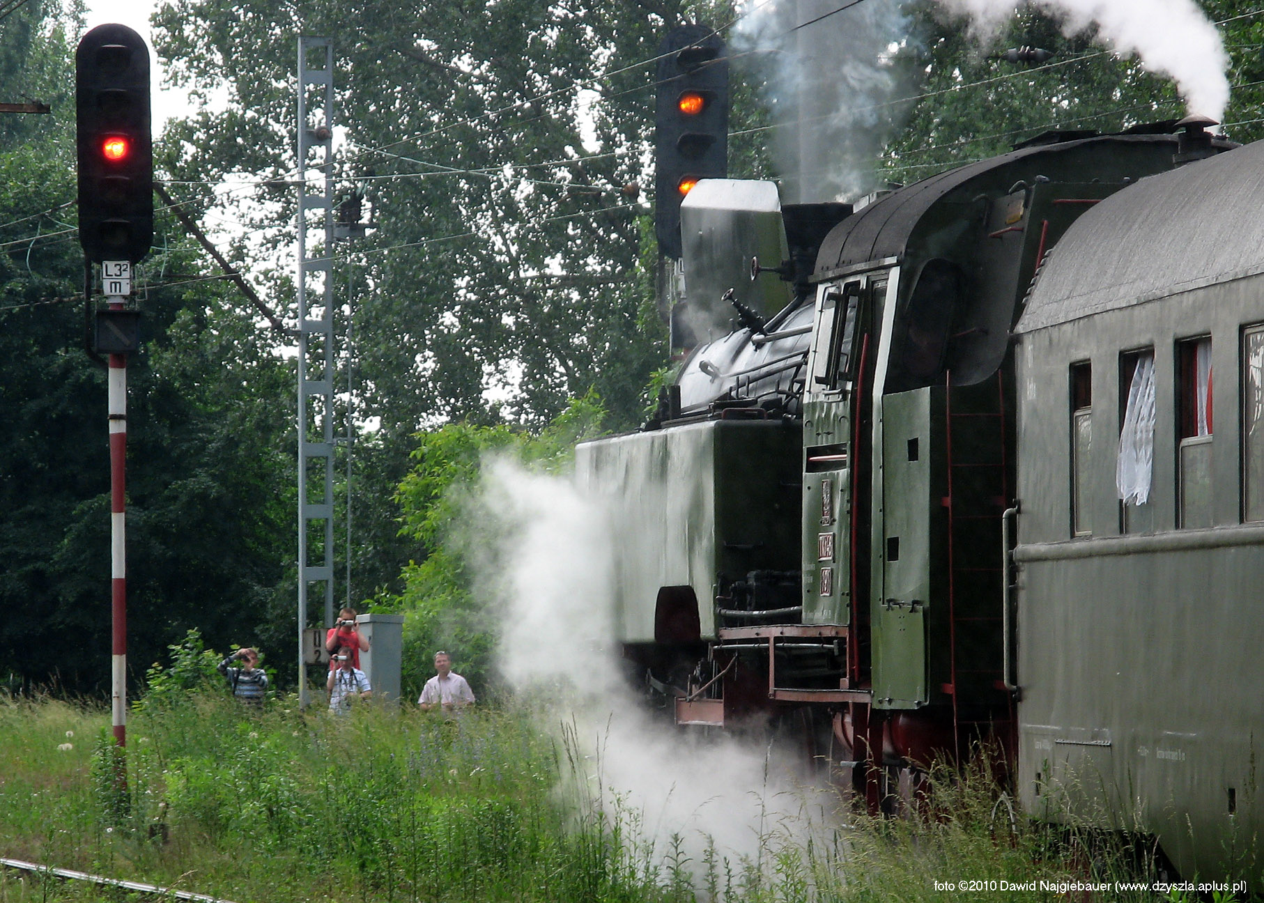 TKt48-191 odjeżdżająca ze stacji Rybnik