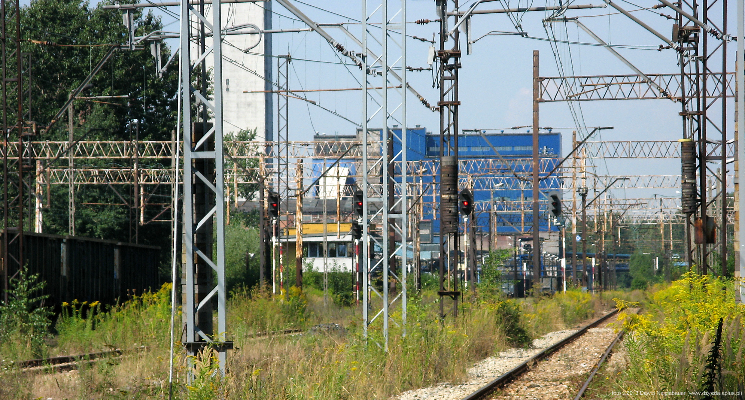 Stacja Knurów - widok spod autostrady