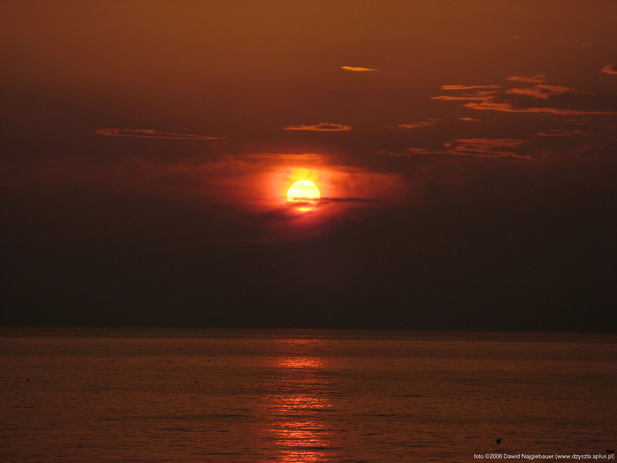 Zachód słońca nad Bałtykiem 2