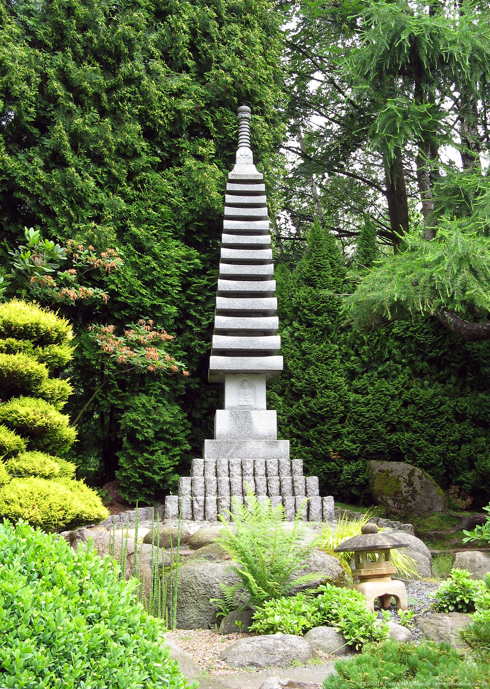 Ogród Japoński w Jarkowie - posąg